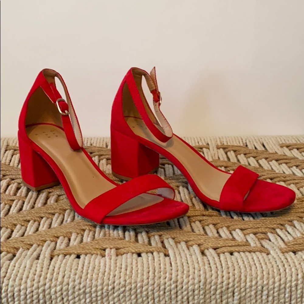 Red Chunky Heels❤️